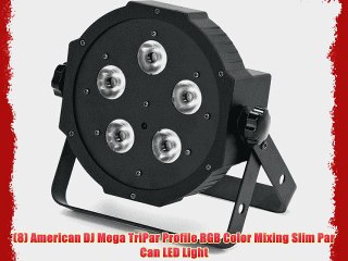 American DJ Mega TriPar Profile RGB Color Mixing Slim Par Can LED Light (8)