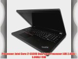 Lenovo ThinkPad W550s 15.6 i7-5500U 16GB 500GB HDD NVIDIA K620M 2GB Full HD Win 7 Pro Laptop