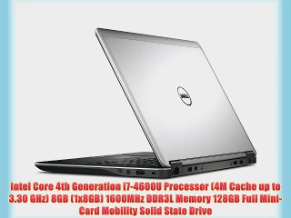Dell Latitude E7440 Intel Core i7 2.1GHz 8GB 128GB SSD 14 W8 Pro (Silver)
