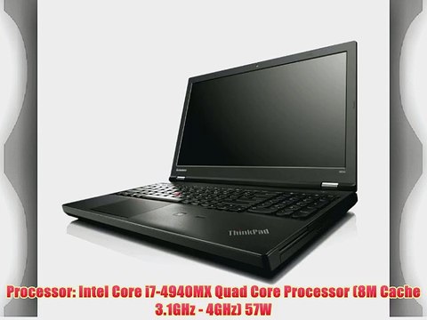 Lenovo ThinkPad W541 15.6-inch i7-4940MX 32GB 500GB SSD NVIDIA Quadro K2100M 2GB 3K IPS Blu-Ray