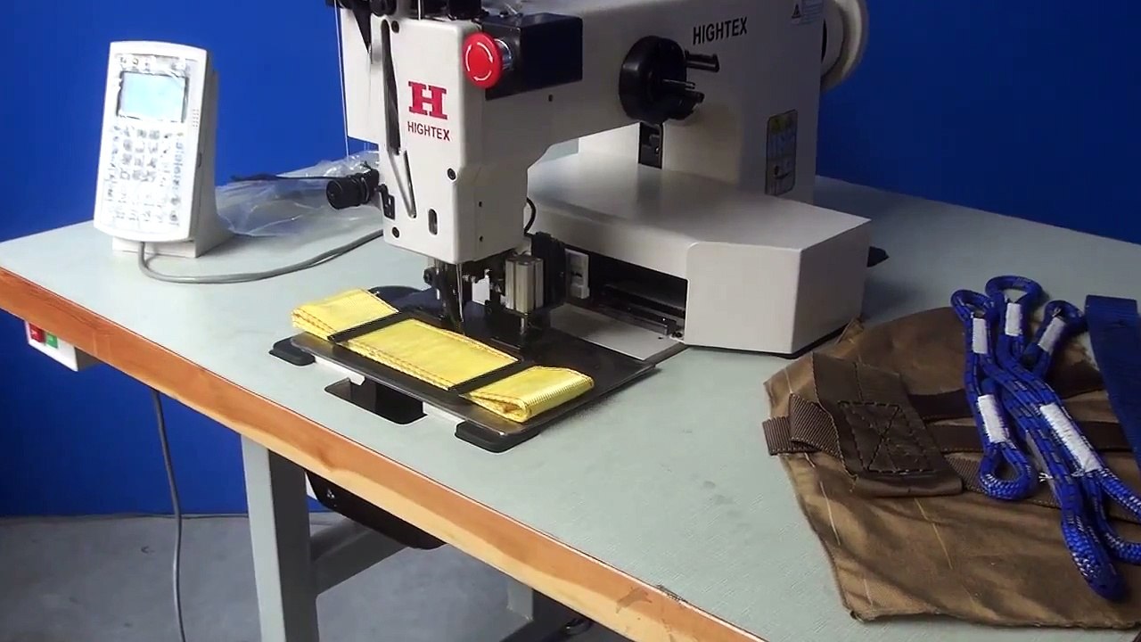Extra heavy duty programmable electronic pattern sewing machine