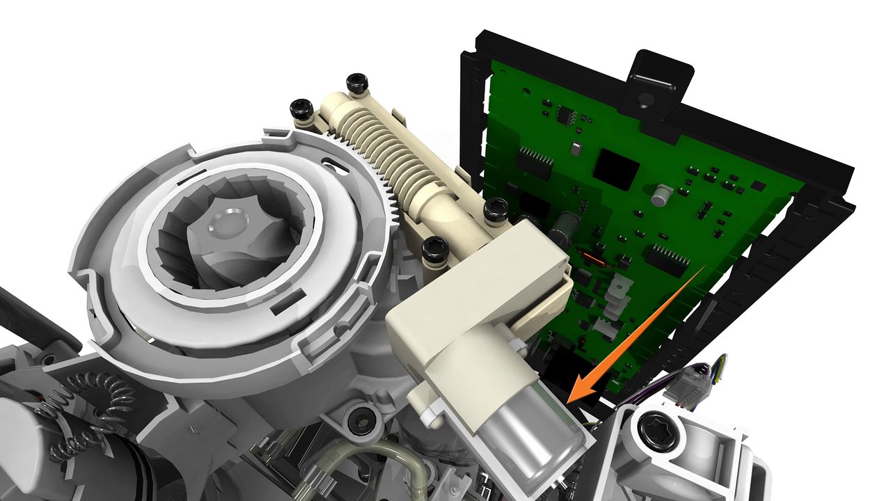 Animation 3D "Coffee" intégrée dans notre application 3Dswipe pour Krups Automatic Expresso