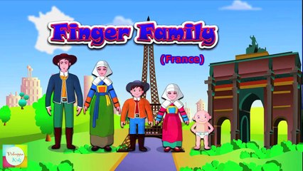 Finger Family - French Family   Nursery Rhymes & Songs For Children