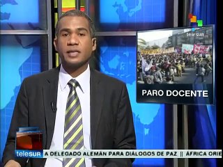 Chile: magisterio para labores y se moviliza ante proyecto docente