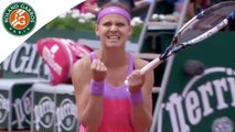 Temps forts L. Safarova - M. Sharapova Roland-Garros 2015 / 8e de finale