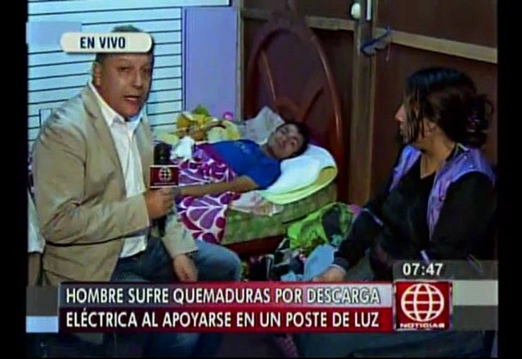 Rímac: Joven se apoyó en caja de luz y sufrió quemaduras por descarga eléctrica