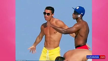 Cristiano Ronaldo la hizo de profesor y enseñó paso a paso cómo celebra sus goles (VIDEO)
