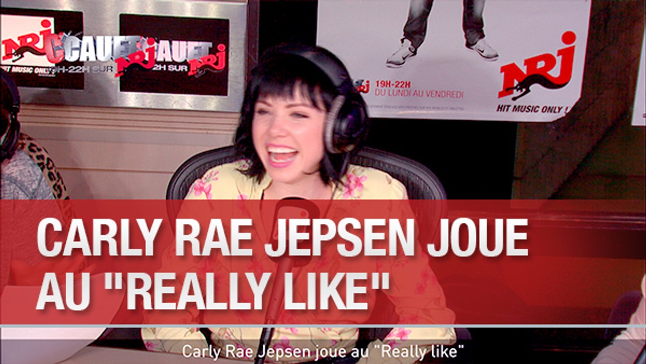 Carly Rae Jepsen joue au "Really like" - C'Cauet sur NRJ