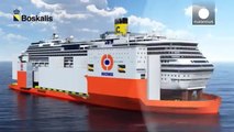 El Costa Concordia navegará por última vez a bordo de un barco holandés