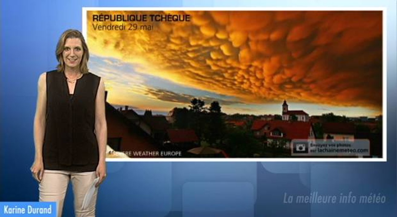 Impressionnants mammatus en République Tchèque