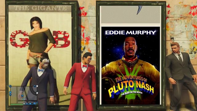 VanossGaming GTA 5 Online Funny Moments Imaginary Posters & Animation Glitch! Action Freeze Glitch