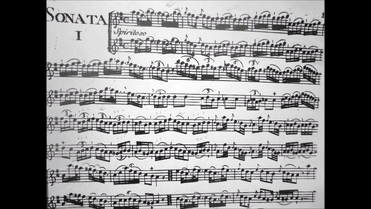 Francesco Guerini(1710-1780) - Sonate n° 1 pour deux flûtes