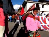 Campaña política para las elecciones regionales y municipales de Urubamba en el Perú.