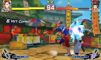 3DS - Super Street Fighter IV 3D Edition - direct feed gameplay trailer