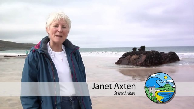 The boilers of the Alba, Porthmeor Beach. St Ives, Cornwall
