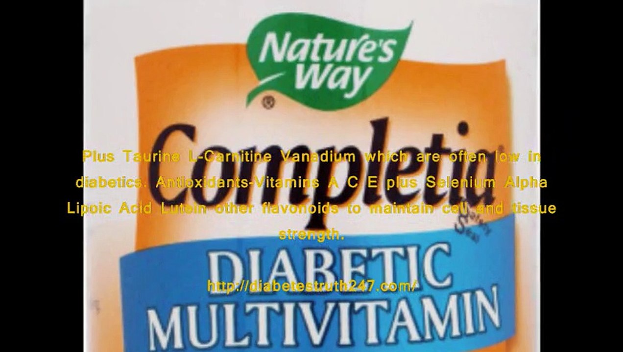 Nature's Way Completia Diabetic Multivitamin Reviews - Does Nature's Way Completia Diabetic Multivitamin Work