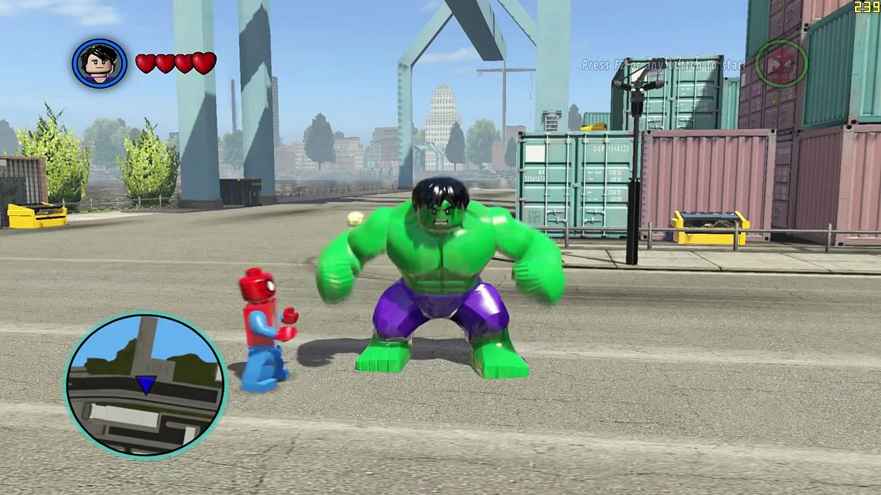 LEGO HULK TRANSFORMATION vs AMAZING SPIDER-MAN - EPIC BATTLE (LEGO Marvel Super Heroes)
