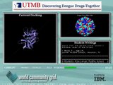 World Community Grid screensaver | Discovering Dengue Drugs