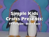 How to make a toilet paper tube penguin (black face) - EP