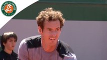 Temps forts A. Murray - J. Chardy Roland-Garros 2015 / 8e de finale
