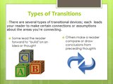 Transitional Words and Phrases