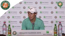 Conférence de presse Rafael Nadal Roland-Garros 2015 / 8e de finale