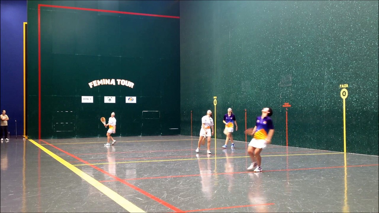 Fémina Tour 2015: Béarn 1 (S.Thamtham et M.Ilharreguy) contre Béarn 2 (A.Mellier M.Mellier)