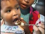 The Best Most Amazing Baby loves insects & Fire Ants for food Bug eating family Jungles of Buri Ram