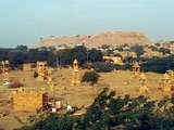 Inde Vidéo le Rajasthan la forteresse de Jaisalmer ( India Rajasthan fortress of Jaisalmer )