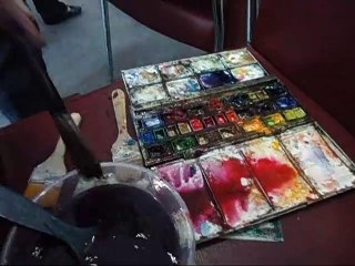 Ghulam Abbas Kamangar Demonstrate Live Portrait