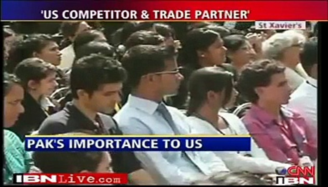Indian Student Questions Obama  Why Doesnt Amer...