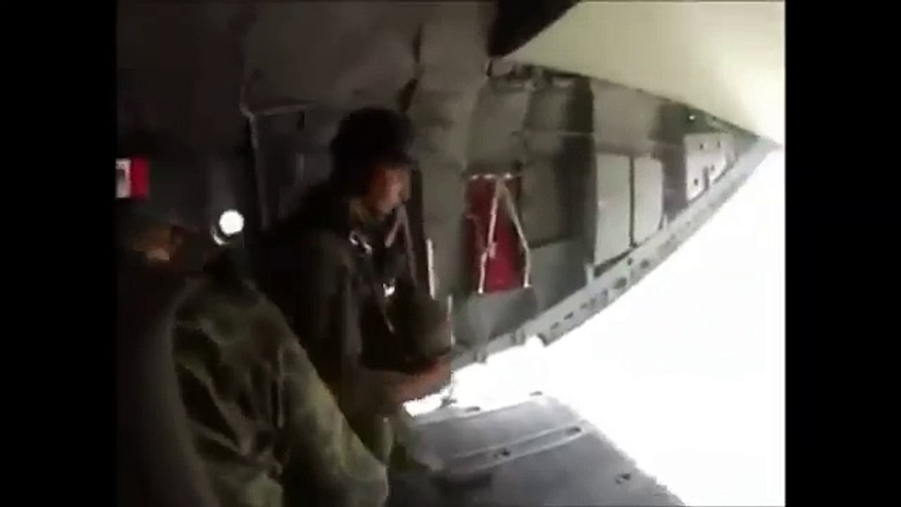 WATCH: Mexican Paratrooper Becomes Towed After Failed Plane Jump | Military Parachute Jump FAIL