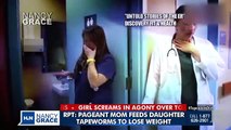 Mom feeds daughter tapeworm to lose weight?