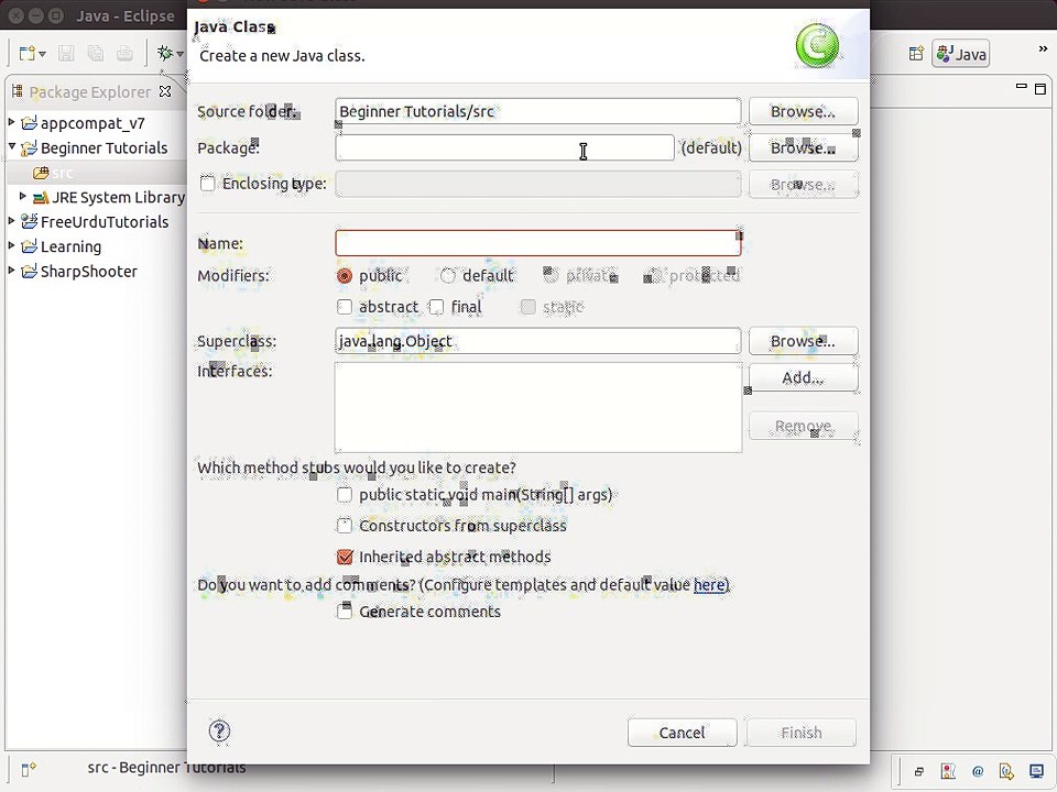 Java Beginner Tutorials in Urdu - First Program in Java - freeurdututorials.com