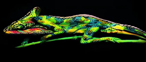 Bu bukalemun sadece renk değiştirmiyor!