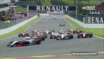 Spa2015 Race 1 Start Merhi Spins Live