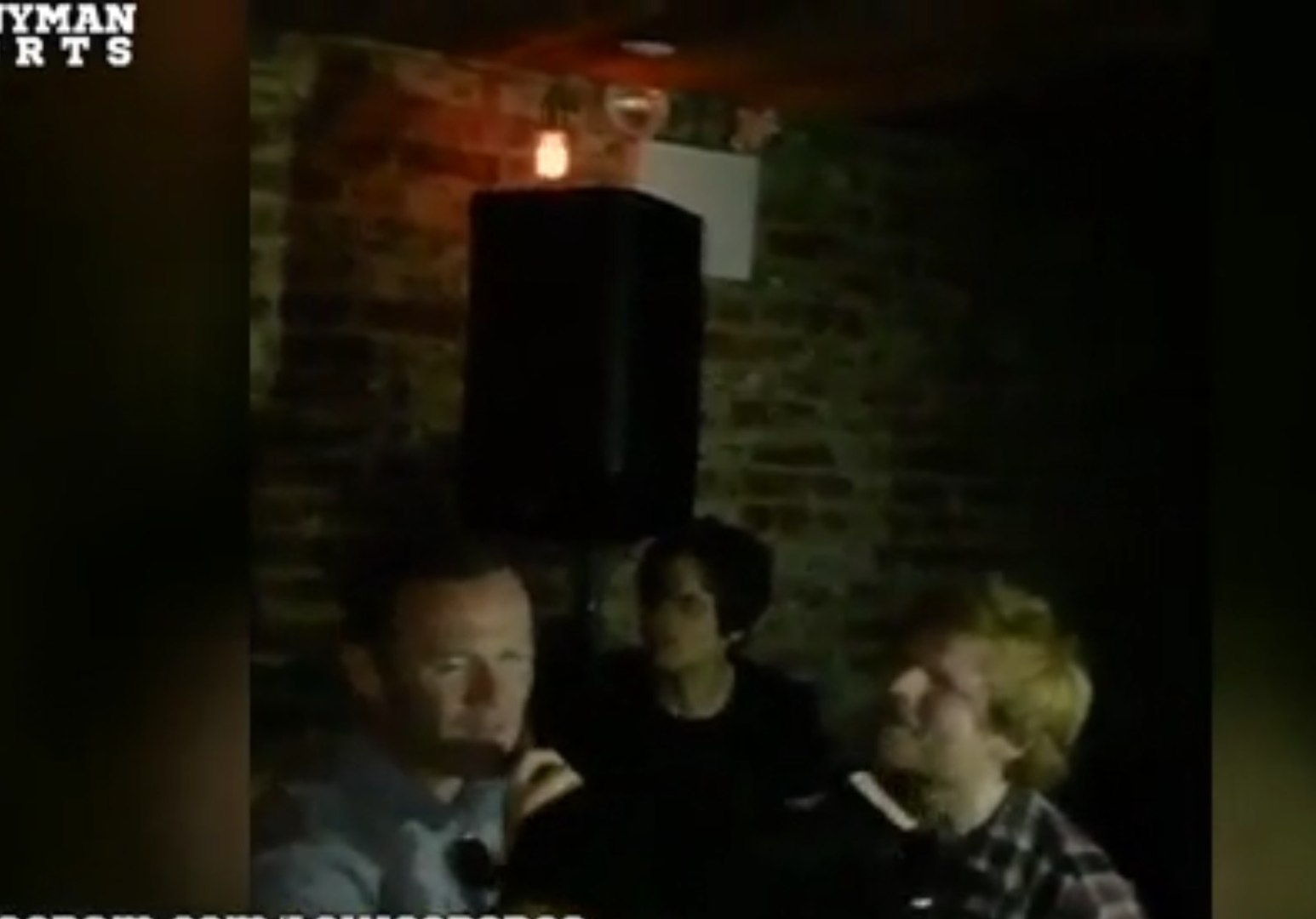 ⁣Rooney Sings with Ed Sheeran 'Angels' In New York