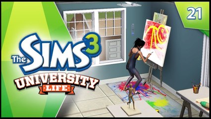 PREPARING FOR FINALES! - Sims 3 University Life - EP 21