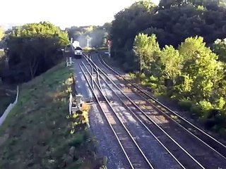 GO Train Honks Horn at Trespassers near Tracks