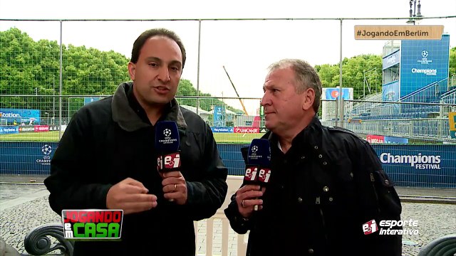 VSR e Zico batem um papo em Berlim sobre a final da Liga