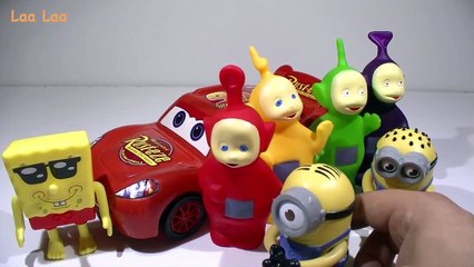 Disney Toys Cartoon: spongebob, teletubbies, minion, MCQueen car العاب الاطفال