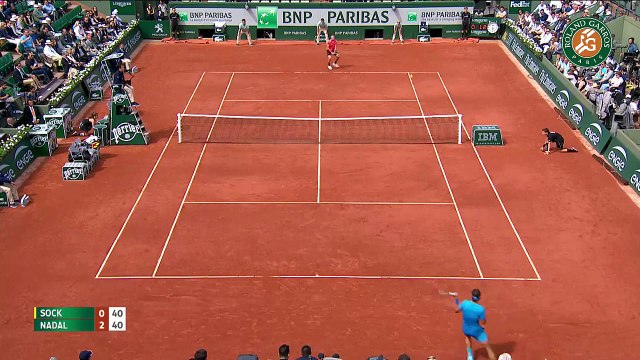 Jack Sock 1-3 Rafael Nadal: Tiến vào tứ kết