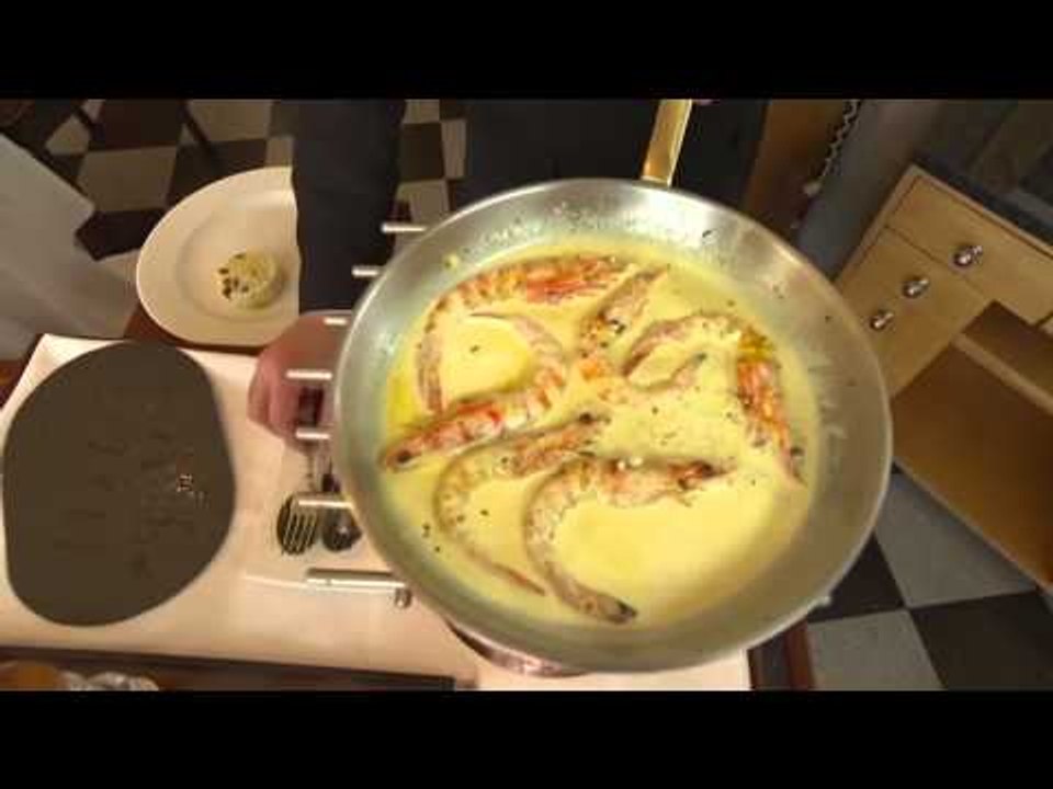 Llagostins amb curri