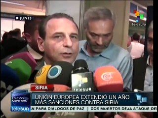 UE decide prolongar sus sanciones contra Siria por un año más