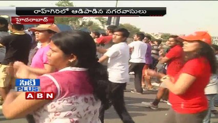 Raahgiri : Hyderabad citizens actively participates in Fitness program (2-06-2015)