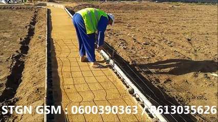 Chantier dallage industriel à Sidi Rahal  +212665826705