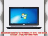 Dell Latitude E6330 13.3 LED Notebook (469-3146) - Intel Core i5 i5-3320M 2.60 GHz 4GB 500GB
