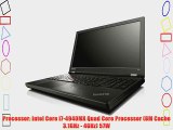 Lenovo ThinkPad W541 15.6-inch i7-4940MX 16GB 256GB SSD NVIDIA Quadro K2100M 2GB 3K IPS Win