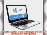 HP ENVY 15t Touch Intel Core i7 Laptop PC (15.6 Full HD Touch Screen Display 4GB NVIDIA GeForce