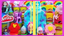 frozen barbie play doh Rainbow Play Doh Surprise Eggs Angry Birds Peppa Pig Shopkins